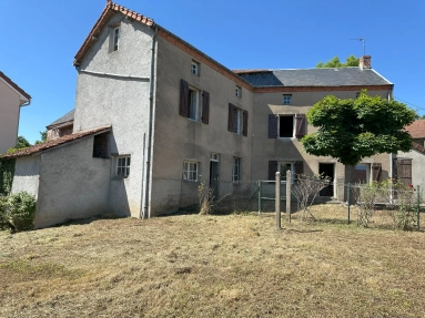 4 Bedroom(s) - 2 Bathroom(s) - 0 m² land for sale in Allier, Auvergne, France - FrenchPropertyPortal.com Village House with Barn and Large Plot – Saint-Clément for sale for 80,000€ in Allier, Auvergne