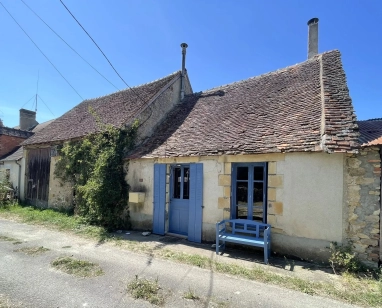 Two small houses with barn for sale near Prissac, Indre 36 for sale for 65,000&euro; in Indre, Centre